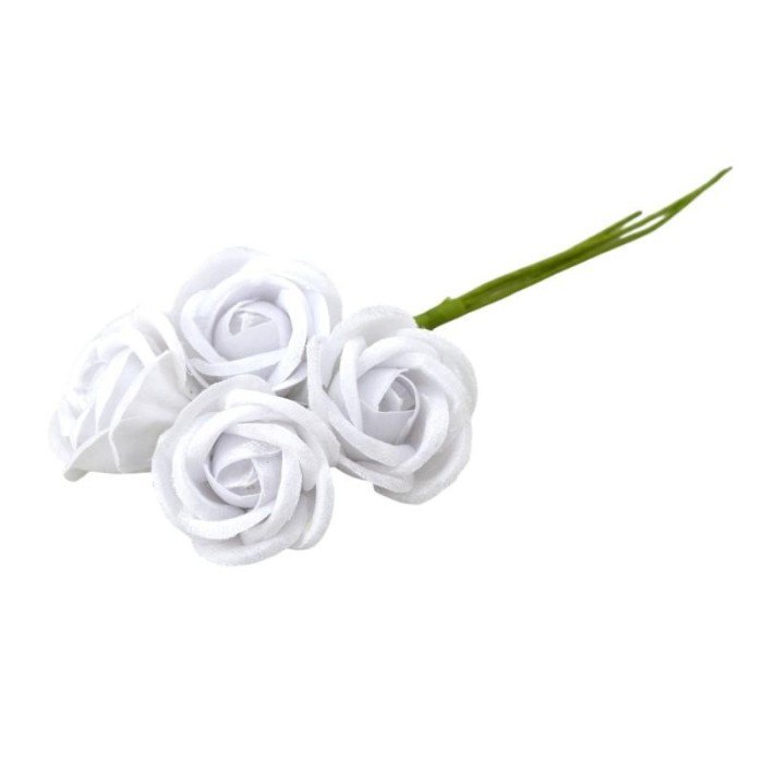 ROSA LAME PICCOLA BIANCA